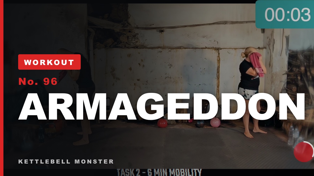 ARMAGEDDON single kettlebell workout