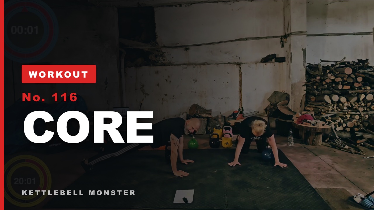 CORE beginner kettlebell workout