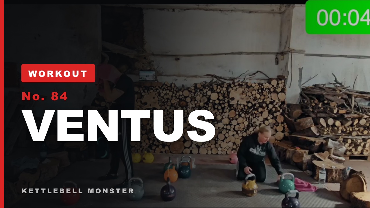 VENTUS kettlebell swing workout